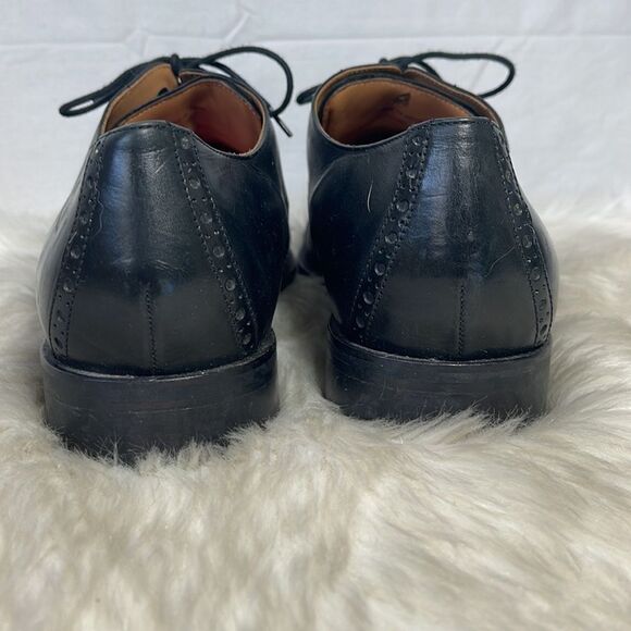 Lace Up Cole Haan Black Leather Cap Toe Oxfords Sz 13‎